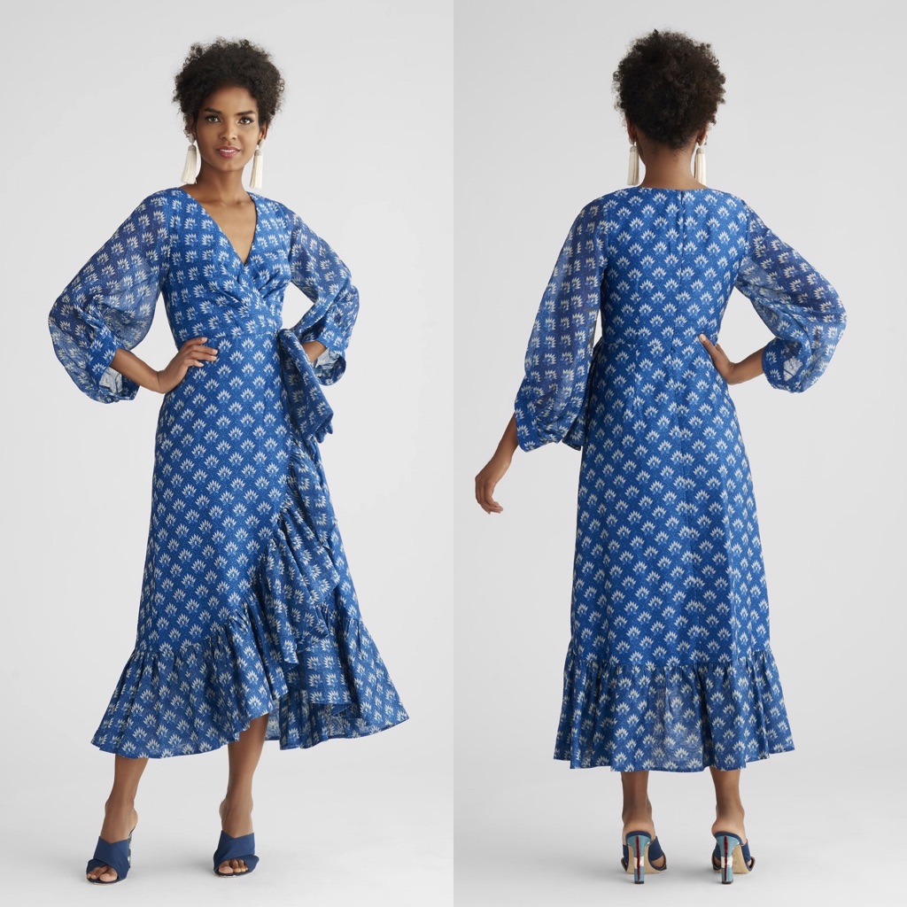 Nwt Sachin + Babi Rae Print Midi Dress